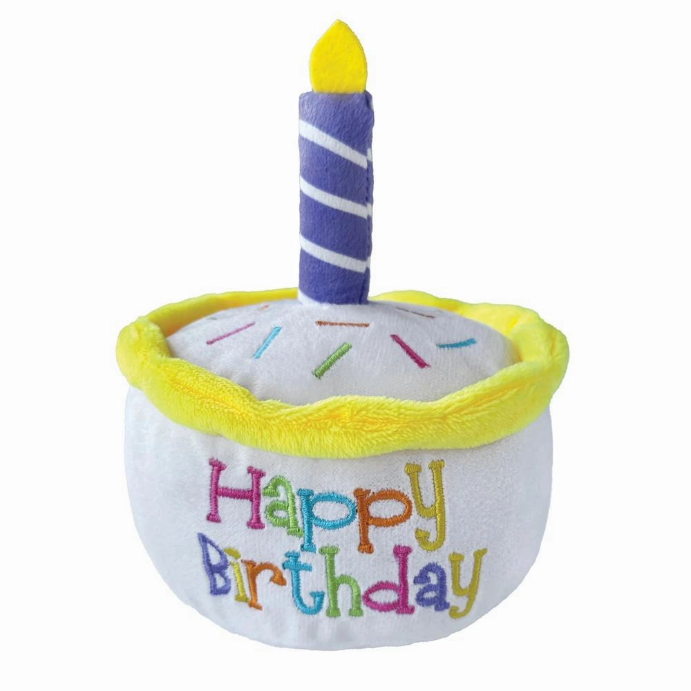 Birthday Cake Dog Plush Toy