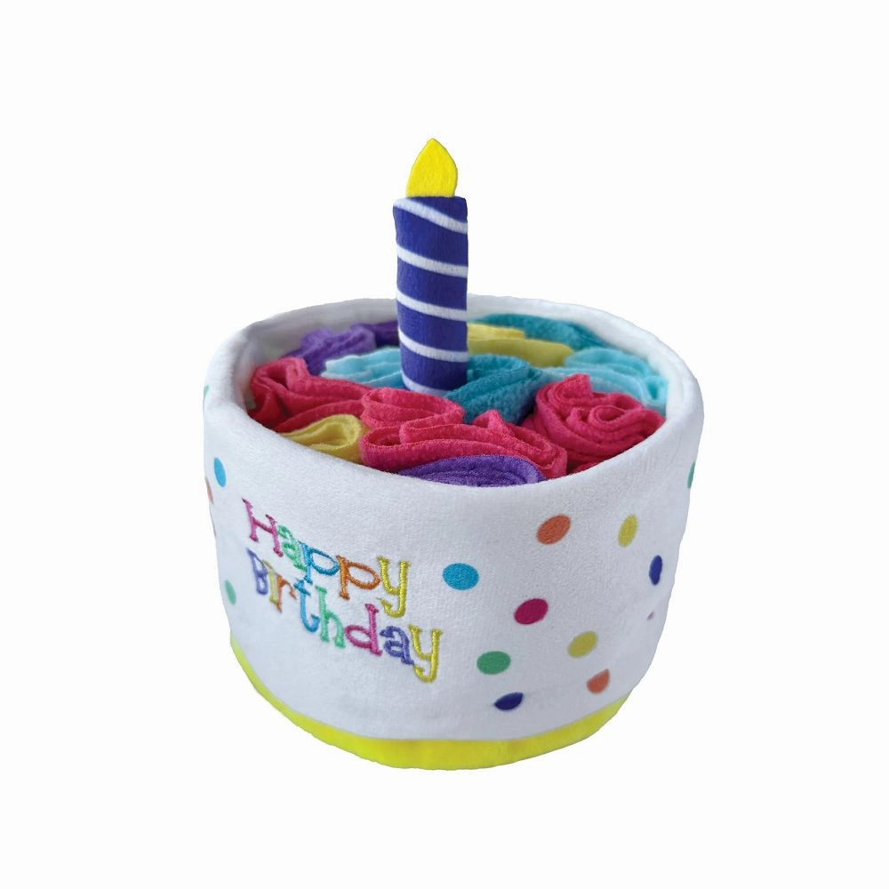 Birthday Cake Hide 'n Seek Dog Toy