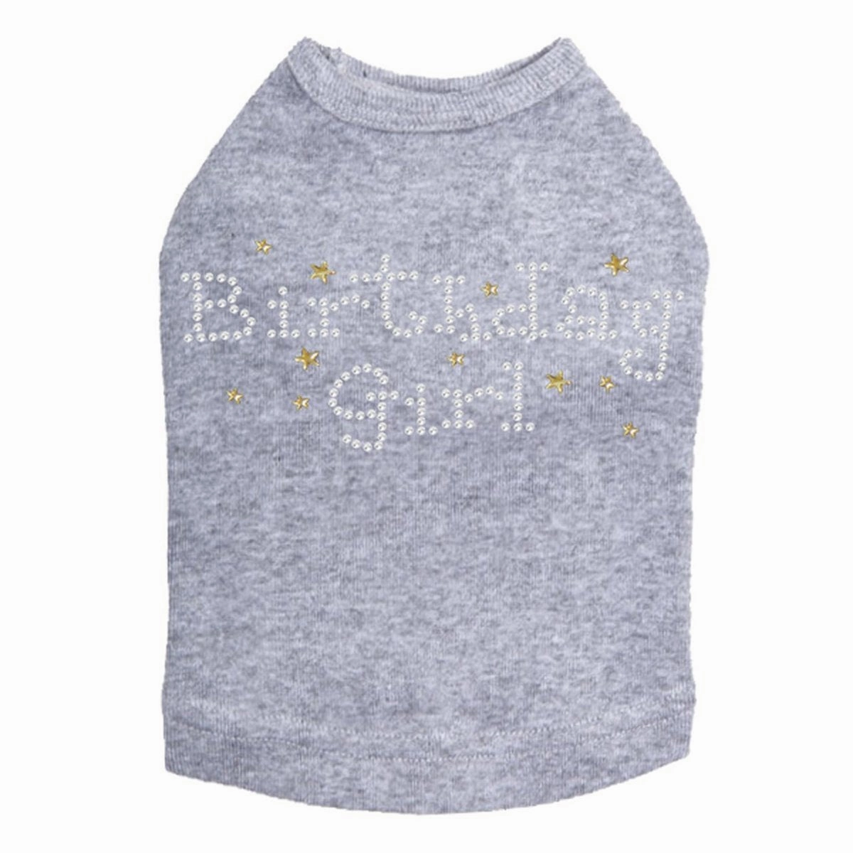 Birthday Girl With Stars Rhinestone Dog Tank