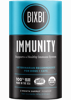 Bixbi Organic Pet Superfood IMMUNITY Premium Supplement For Dogs and Cats
