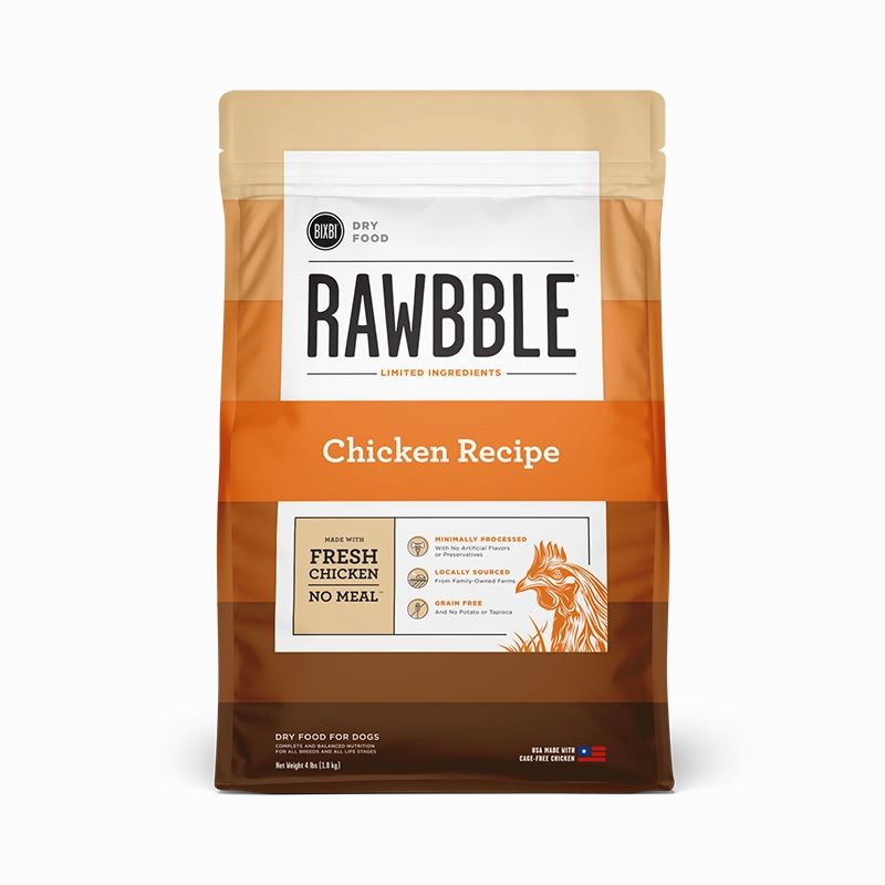 Bixbi Rawbble Grain-Free Chicken Recipe Dry Dog Food