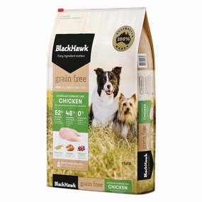 Black Hawk - Grain Free Chicken Dog Dry Food (15kg)