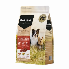 Black Hawk - Grain Free Kangaroo Dog Dry Food (2.5kg)
