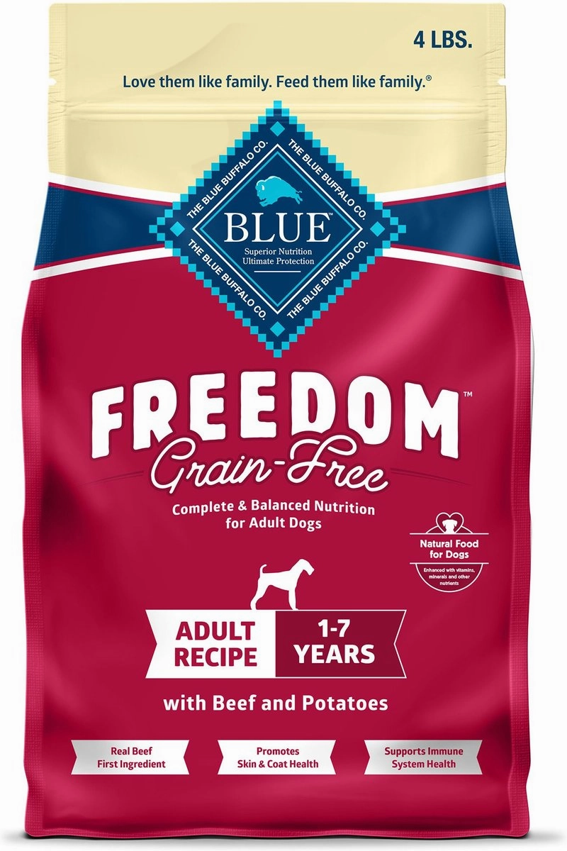 Blue Buffalo Freedom Adult Grain-Free Beef & Potatoes Dry Dog Food