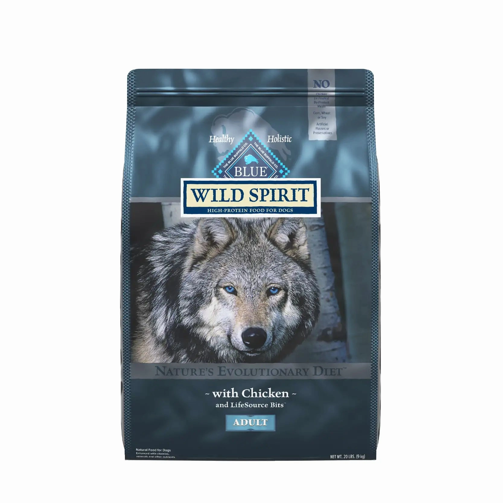 Blue Buffalo Grain-Free Dog Food - WILD Spirit Adult Chicken Recipe