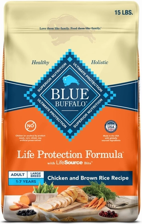 Blue Buffalo Life Protection Natural Chicken & Brown Rice Recipe Large Breed Adult Dry Dog Food