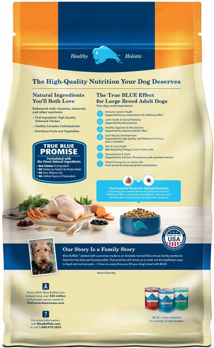 Blue Buffalo Life Protection Natural Chicken & Brown Rice Recipe Large Breed Adult Dry Dog Food