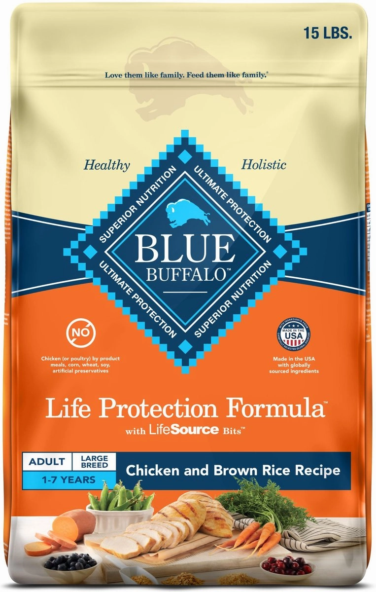 Blue Buffalo Life Protection Natural Chicken & Brown Rice Recipe Large Breed Adult Dry Dog Food