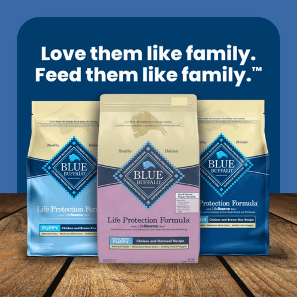BLUE Life Protection Formula Small Breed Chicken & Oatmeal Recipe Dry Puppy Food, 6lb