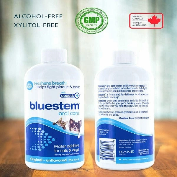 Bluestem Oral Care Original Flavor Water Additive for Cats & Dogs