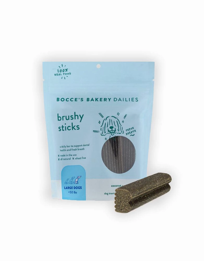 Bocce's Bakery Brushy Dental Sticks for Large Dogs