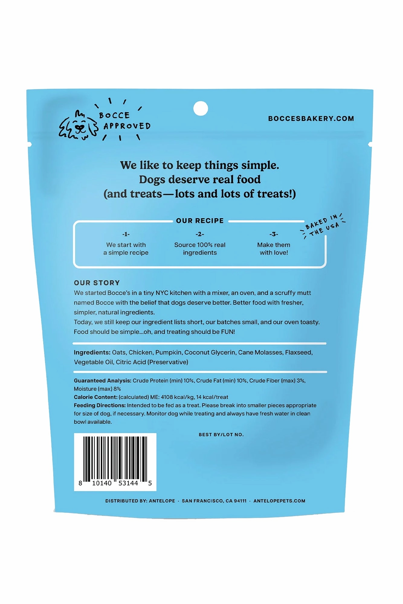 Bocce's Circus Magician's Chik'n Soft and Chewy Dog Treats