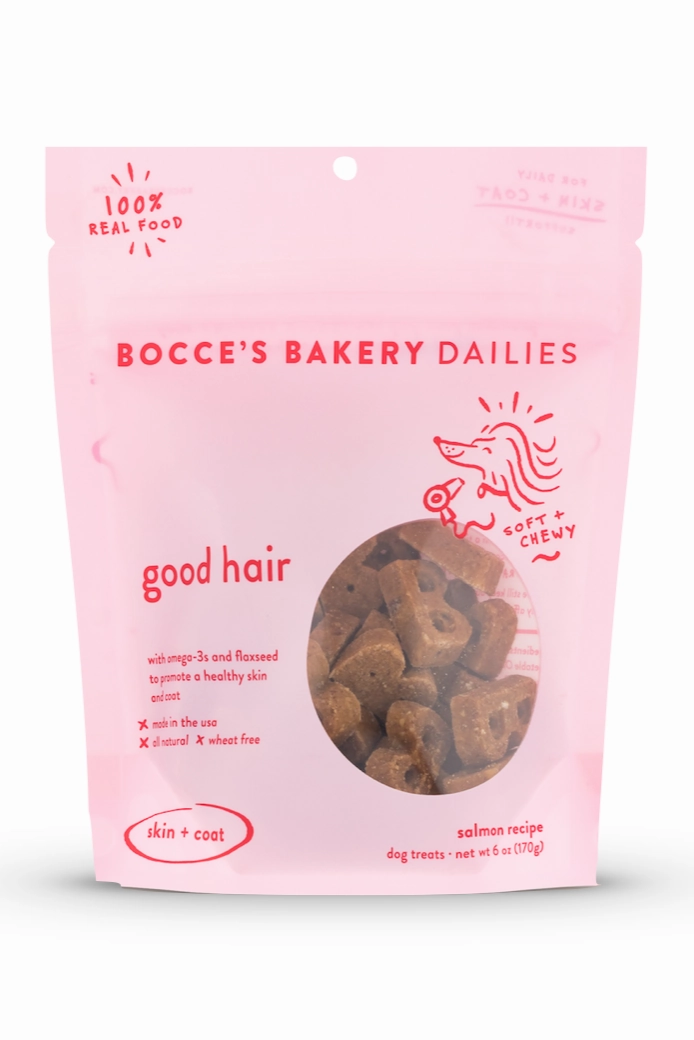 Bocce's Dailies Good Hair Soft and Chewy Dog Treats