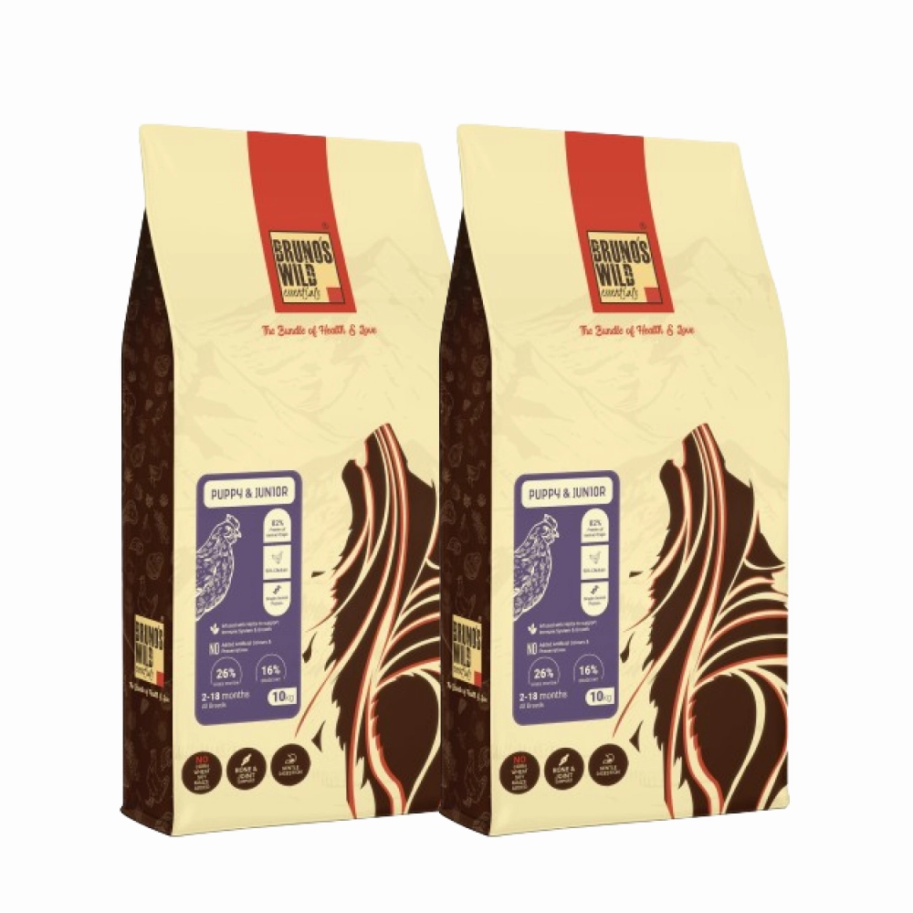 Bruno's Wild Essentials Puppy & Junior Dog Dry Food