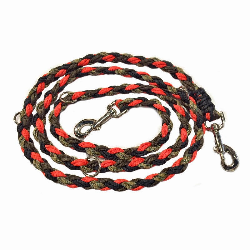 Camo Orange Paracord Collar