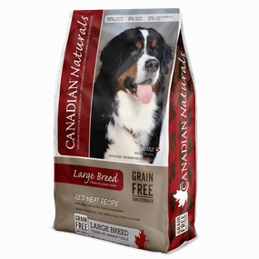 Canadian Naturals Grain Free Large Breed Red Meat Recipe Dry Dog Food, 28lb