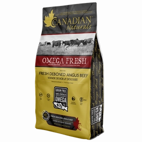 Canadian Naturals Omega Fresh Deboned Angus Beef Recipe Dry Dog Food, 24lb