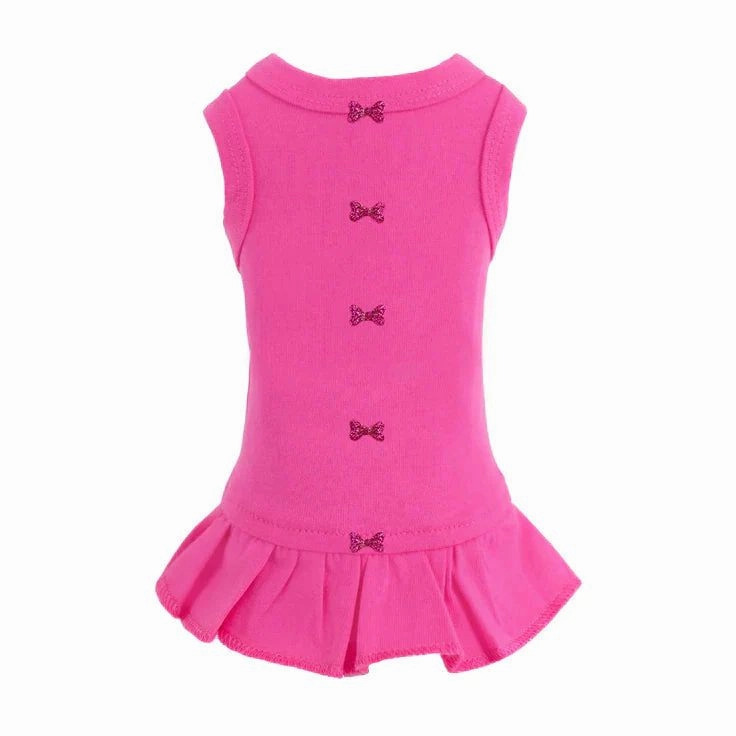Candy Dog Dress Fuchsia