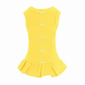 Candy Dog Dress Yellow