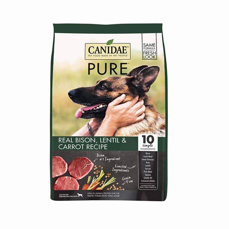 Canidae PURE Grain Free Dry Dog Food - Bison, Lentil & Carrot