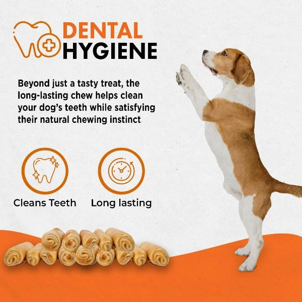 Canine Naturals Hide Free Beef Rolls Dog Chew