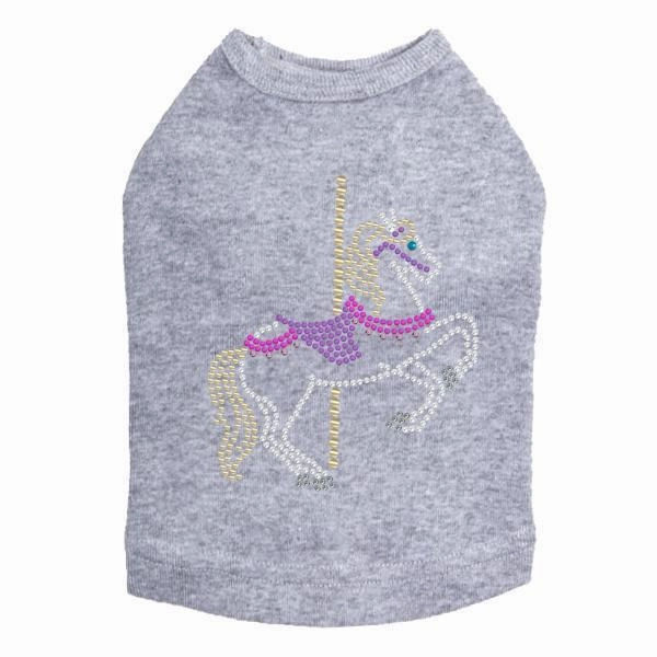 Carousel Rhinestone Dog Tank