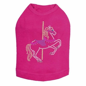 Carousel Rhinestone Dog Tank