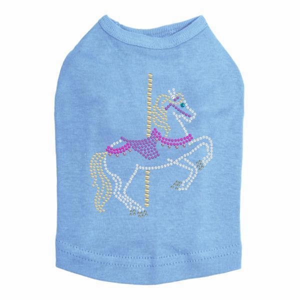 Carousel Rhinestone Dog Tank