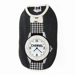 Chewnel Classic Watch Dog Tank Vintage Black
