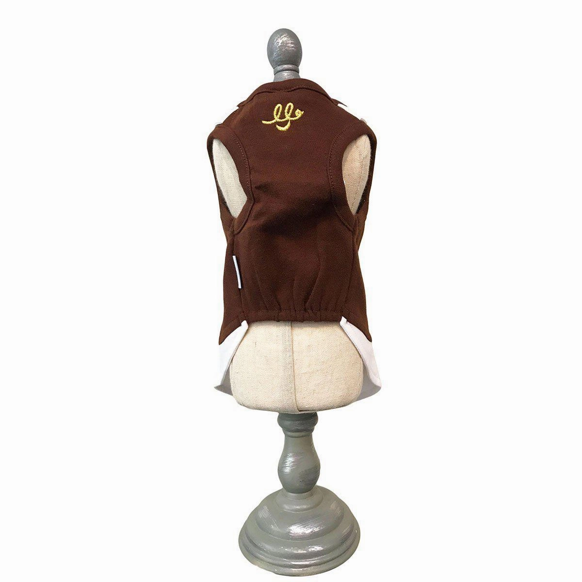 Chewy Vuiton Satin Tie Dog Tank