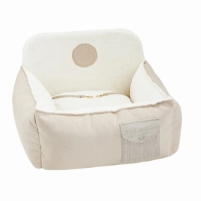 Chloe's Home Car Bed Tallinn for Dogs and Cats (Ecru)