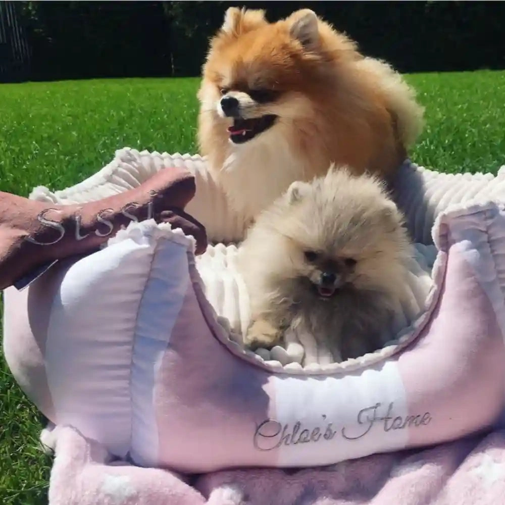 Chloe's Home Monte Carlo Bed for Dogs and Cats (Pink)