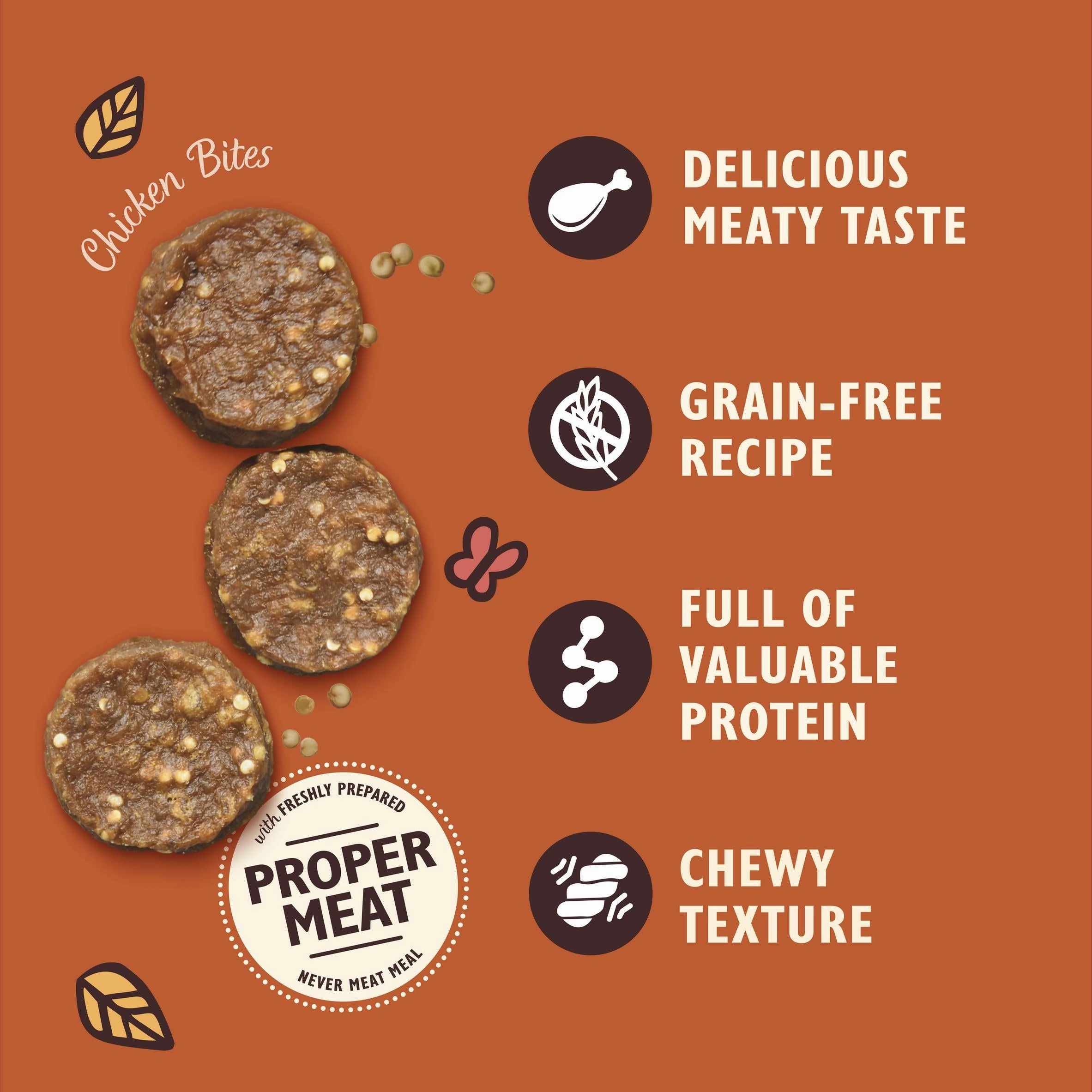 Chomp-Away Chicken Dog Jerky Treats