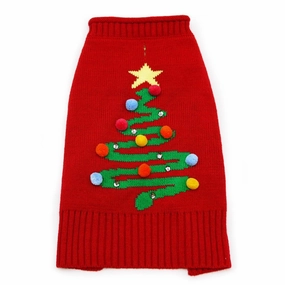 Christmas Tree Dog Sweater