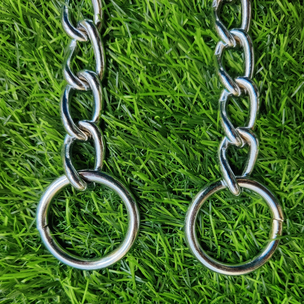 Chullbull Behavioral Training Choke Chain for Dogs (Silver)
