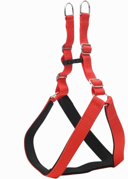 Chullbull Pet Products Harness and Leash for Dogs (Red)