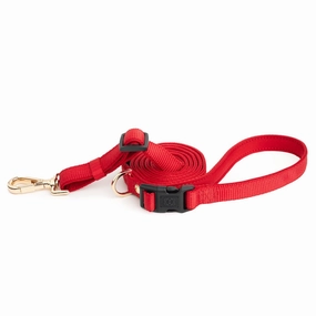 City Dog Leash Iconic Red