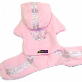 City Glam Dog Track Suit Pink