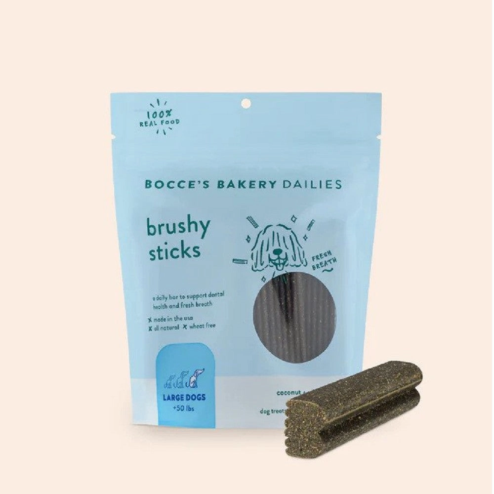 Coconut   Mint All Natural Dental Brushy Sticks Dog Treats