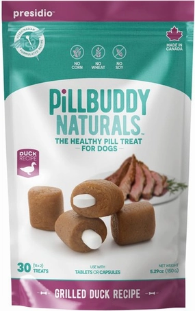 Complete Natural Nutrition Pill Buddy Naturals Grilled Duck Pill Hiding Treats for Dogs