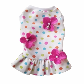 Confetti Floral Tank Dog Dress