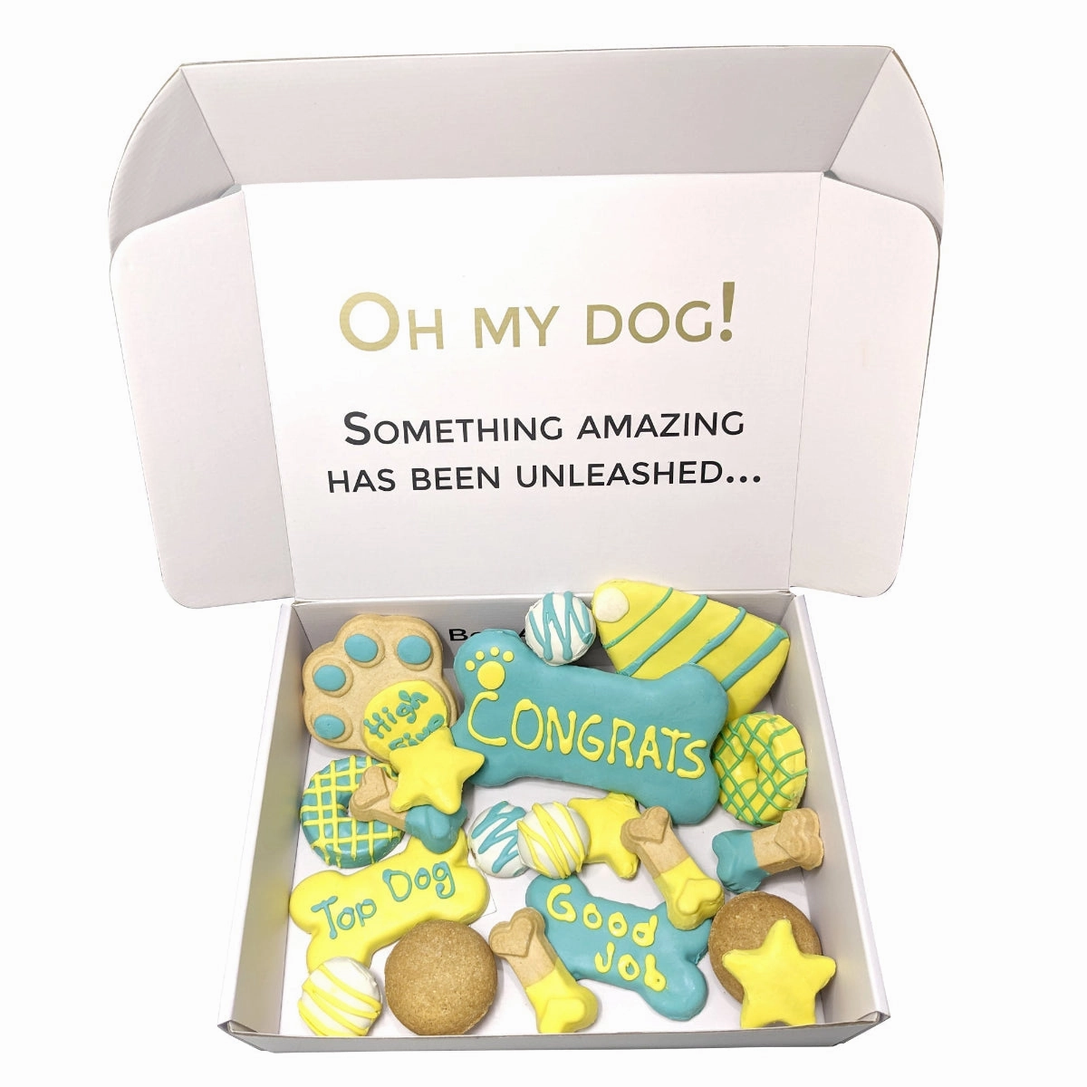 Congrats Dog Treats Gift Box