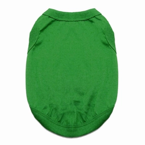 Cotton Dog Tank Emerald Green