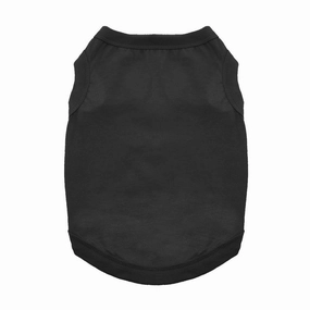 Cotton Dog Tank Jet Black