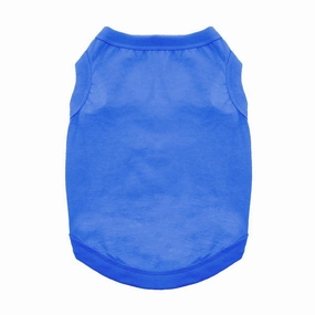 Cotton Dog Tank Nautical Blue