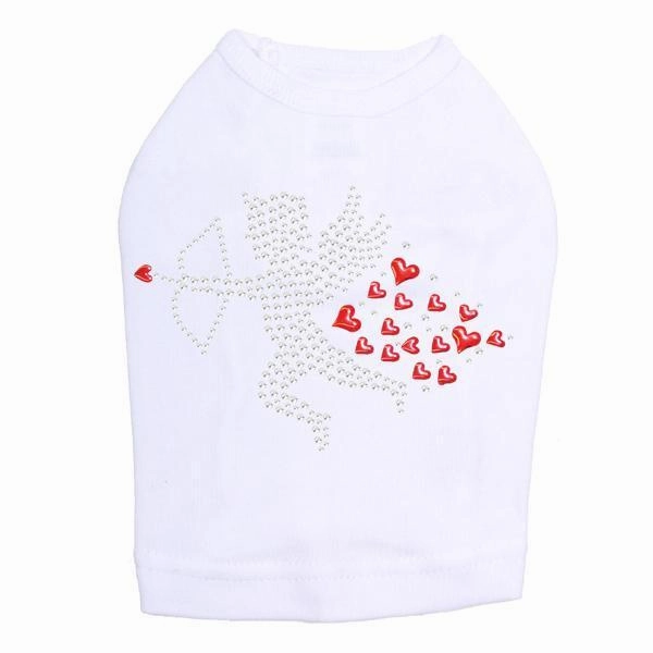 Cupid #1 Rhinestone Dog Tank