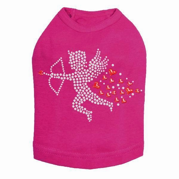 Cupid #1 Rhinestone Dog Tank