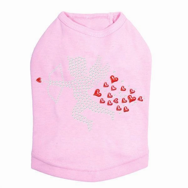 Cupid #1 Rhinestone Dog Tank