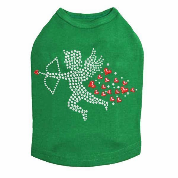Cupid #1 Rhinestone Dog Tank