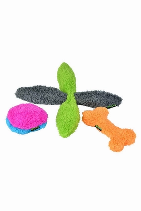 Cycle Dog Duraplush Puppy Pack Dog Toy